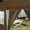 vidaXL Pop-up Partyzelt 575 x 288 x 245 cm Taupe 42019806 Bild 3