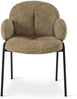 GOEURVANT 1235 Esszimmerstühle 4er-Set, Polsterstühle, Bouclé - Taupe Bild 2