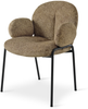 GOEURVANT 1235 Esszimmerstühle 4er-Set, Polsterstühle, Bouclé - Taupe Bild 4
