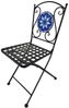 HTI-Living Gartenstuhl Gartenstühle 2 Stück Marocco Blau (Set, 2 St), Balkonstühle Gartenstuhl Metallstühle Bild 2
