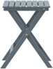 vidaXL Beistelltisch Klappbar Grau Massivholz Pappel 4008874 Bild 5