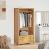vidaXL Kleiderschrank mit Schubladen HILL Honigbraun 84 x 50 x 170 cm 42025042 Bild 1