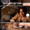 LQWELL Schreibtischlampe LED Schreibtischlampe Dimmbar Metallmaterial, LED fest integriert, 5 Farben & 10 Helligkeitsstufen Augenfreundliche Nachttischlampe, USB-Aufladung, Touch-Steuerung & Memory-Funktion Bild 4