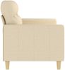 vidaXL 2-Sitzer-Sofa Creme 140 cm Stoff 359237 Bild 4