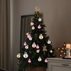LED Lichterkette, mit Kugeln, Metall, mehrfarbig, L 220 cm Bild 2