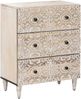 vidaXL Sideboard 3 pcs Weiß 60 x 33,5 x 75 cm Massivholz Mango 3310113 Bild 4