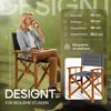 CASARIA® Premium Regiestuhl Anthrazit Bild 5