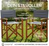 CASARIA® Premium Regiestuhl Anthrazit Bild 2
