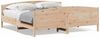vidaXL Massivholzbett ohne Matratze 200x200 cm Kiefer 3216161 Bild 2