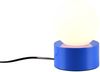 Kleine Tischlampe COUNTESS Blau mit Touchfunktion & Glaskugel, Höhe 17cm Bild 3