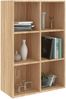 vidaXL Bücherregal/Sideboard Sonoma-Eiche 66x30x98 cm Holzwerkstoff 800345 Bild 3