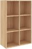 vidaXL Bücherregal/Sideboard Sonoma-Eiche 66x30x98 cm Holzwerkstoff 800345 Bild 2