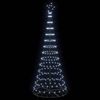 vidaXL LED-Weihnachtsbaum mit 295 LEDs Kaltweiß 250 cm Metall 42018784 Bild 4