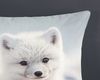 Good Morning Flanell Bettwäsche 135 X 200 cm + 1- 80 X 80 cm Toss baby polar fox weiß Bild 3
