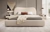 Selsey 'Simsalo' Polsterbett mit Bouclé-Bezug und Stauraum, beige, 140x200 cm Bild 2
