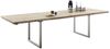 Kulissen-Esstisch >BROOKLYN< in Bianco geölt / Edelstahl - 280x73x100 (BxHxT) Bild 3