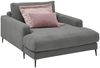 KAWOLA Longseat CARA Feincord anthrazit 84 x 170 x 132 cm Bild 3
