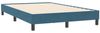 vidaXL Boxspringbett ohne Matratze Dunkelblau 120x210 cm Samt 3315823 Bild 3