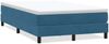 vidaXL Boxspringbett ohne Matratze Dunkelblau 120x210 cm Samt 3315823 Bild 2