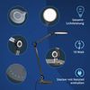 KHG LED-Schreibtischleuchte in schwarz, dimmbar mit Touchschalter, 1-flammig, Farbwechsel CCT (Weißspektrum) 3.000-6.500 K, 480 lm Lichtleistung, 10 W Gesamtleistung, für Arbeitszimmer und Büro Bild 3