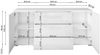 INOSIGN Sideboard VERA, grifflos, verstellbare Einlegeböden, Wahlweise mit oder ohne Beleuchtung Bild 4