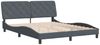 vidaXL Bettgestell ohne Matratze Dunkelgrau 160x200 cm Samt 3207930 Bild 3