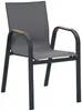 Vente-unique - ZEYVA Garden dining set Metall Grau - B 65 cm x H 86,5 cm x L 52 cm Bild 3