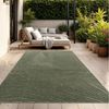 TT Home Teppich Diele, Esszimmer, Flur, Küche, Wohnzimmer, Außenbereich, Rund, Höhe: 10 mm, In-& Outdoorteppich Wetterfest Balkon Schlafzimmer Boho Skandi Motiv U Bild 4