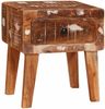 vidaXL Beistelltisch Braun 40 x 32 x 46 cm Massives upgecyceltes Holz 4104556 Bild 3