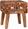 vidaXL Beistelltisch Braun 40 x 32 x 46 cm Massives upgecyceltes Holz 4104556 Bild 2