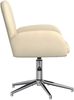 vidaXL Drehstühle 4 Stk. 54 x 58 x 90 cm Creme Stoff 3428309 Bild 4