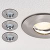 3er Set LED Design Einbaustrahler Außenbereich Paulmann Bild 2