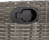 vidaXL 7-tlg. Garten-Essgruppe mit Kissen Grau Poly Rattan 3212788 Bild 4