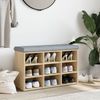 vidaXL Schuhbank Sonoma-Eiche 82 x 32 x 50 cm Holzwerkstoff 835105 Bild 3