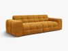 Micadoni Sofa Kendal 4-Sitzer Samt Senf Bild 2