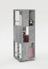 Drehregal >TOWER< in Beton LA - 34x108x34cm (BxHxT) Bild 2