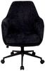 Novel 'DANNY' Bürodrehstuhl, Chenille anthrazit, 63 x 98 x 71 cm, 140 kg belastbar Bild 2