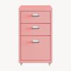 Rollcontainer Kökar mit 3 Schubladen 48x28x41 cm Rosa [en. casa] Bild 5