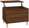 vidaXL Couchtisch Braun Eichen-Optik 60x44,5x45 cm Holzwerkstoff 819571 Bild 2