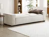 Vente-unique - SEKOTA Sofa SamtStoff Beige - B 94 cm x H 87 cm x L 230 cm Bild 2