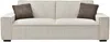 Vente-unique - SEKOTA Sofa SamtStoff Beige - B 94 cm x H 87 cm x L 230 cm Bild 3