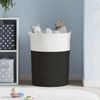 vidaXL Aufbewahrungskorb Schwarz und Weiß 49x65 cm Baumwolle 358495 Bild 3