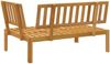 vidaXL Garten-Ecksofa aus Paletten Massivholz Akazie 365844 Bild 4