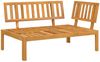 vidaXL Garten-Ecksofa aus Paletten Massivholz Akazie 365844 Bild 2