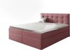 99rooms Leroy Boxspringbett Velours JASMINE Lila 120x200 cm Bild 2