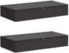 vidaXL Aufbewahrungsbox mit transparentem Oberfenster 2 pcs Anthrazit 42024704 Bild 2