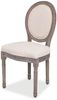 vidaXL Esszimmerstühle 4 Stk. Creme Stoff [244088] Bild 2
