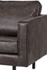 BEPUREHOME Rodeo Sessel Lederlook Schwarz Bild 2