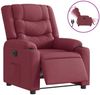vidaXL Relaxsessel Elektrisch Weinrot Stoff 3310247 Bild 4