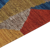 Kelim Teppich Wolle mehrfarbig 160 x 230 cm Patchwork Kurzflor ARZAKAN Bild 4